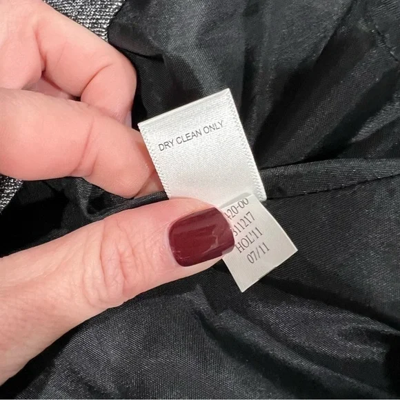 Banana Republic | Gray Marled Button Front A-line Skirt Stretch Size 4 - Picture 4 of 11